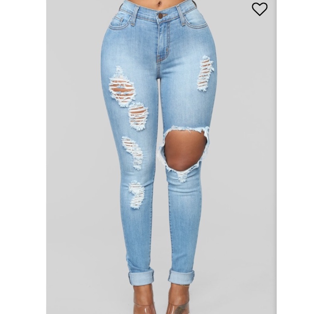 Glistening jeans size 0 fashion nova
